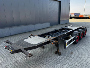 Semi-remorque porte-conteneur/ Caisse mobile Burg 20FT/3-axles, SAF INTRADISC, ADR (EXII, EXII, FL, AT), 2x LIFTAXLE, NL-Chassis: photos 2