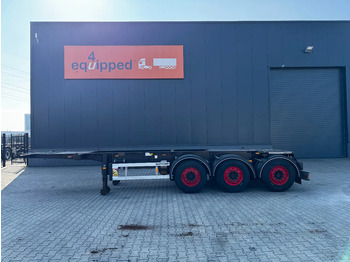 Semi-remorque porte-conteneur/ Caisse mobile Burg 20FT/3-axles, SAF INTRADISC, ADR (EXII, EXII, FL, AT), 2x LIFTAXLE, NL-Chassis: photos 4