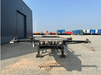 Semi-remorque porte-conteneur/ Caisse mobile Burg 20FT ADR (EX/II, EX/III, FL, AT) Chassis, Leergewicht : 3.690kg, SAF INTRADISC, 2x Liftachse, NL-Chassis: photos 5