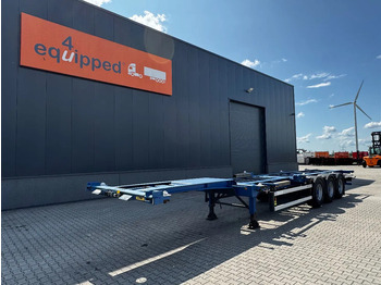 Semi-remorque porte-conteneur/ Caisse mobile GROENEWEGEN
