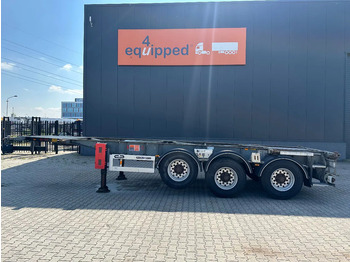 Semi-remorque porte-conteneur/ Caisse mobile Van Hool 20FT/30FT, ADR (EX/II, EX/III, FL, AT), BPW + drum, ALCOA, galvanized, liftaxle, NL-Chassis: photos 2