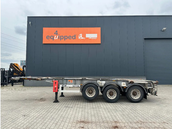 Semi-remorque porte-conteneur/ Caisse mobile Van Hool 20FT/30FT, ADR (EX/II, EX/III, FL, AT), BPW + drum, ALCOA, galvanized, liftaxle, NL-Chassis: photos 2