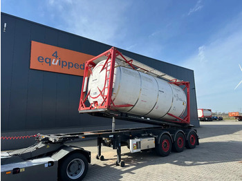 Semi-remorque porte-conteneur/ Caisse mobile VAN HOOL 20'