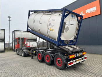 Semi-remorque porte-conteneur/ Caisse mobile Van Hool 20FT Tipping-chassis, ADR (EX/II, EX/III, FL, AT), SAF, 2 liftaxles: photos 2 Semi-remorque porte-conteneur/ Caisse mobile Van Hool 20FT Tipping-chassis, ADR (EX/II, EX/III, FL, AT), SAF, 2 liftaxles: photos 2
