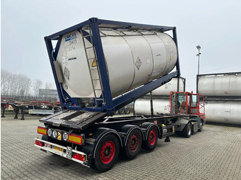 Semi-remorque porte-conteneur/ Caisse mobile Van Hool 20FT Tipping-chassis, ADR (EX/II, EX/III, FL, AT), SAF, 2 liftaxles: photos 4 Semi-remorque porte-conteneur/ Caisse mobile Van Hool 20FT Tipping-chassis, ADR (EX/II, EX/III, FL, AT), SAF, 2 liftaxles: photos 4