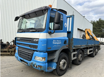 Camion grue DAF CF 85.360 8x2 PLATFORM + CRANE EFFER 165-3S - MANUAL GEARBOX ZF - EURO 5 - BE TRUCK: photos 2