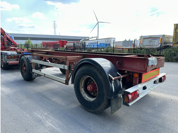 Remorque porte-conteneur/ Caisse mobile DEOM - SCHMIT R202P 2-AS CONTAINER TRANSPORT - BPW - GOEDE BANDEN - LUCHTVERING - BELGISCHE PAPIEREN: photos 4