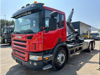 Camion ampliroll Scania P380 6x4 HOOKLIFT HIAB 25T - 6100mm - A/C - CAMERA - E4 - AIR SUSPENSION - BE TRUCK: photos 3