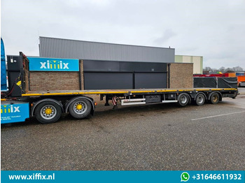 Semi-remorque plateau ES-GE 3-ass. Vlakke uitschuifbare Mega oplegger / Naloop gestuurd: photos 5 Semi-remorque plateau ES-GE 3-ass. Vlakke uitschuifbare Mega oplegger / Naloop gestuurd: photos 5