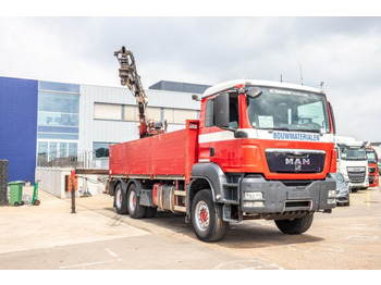Camion plateau, Camion grue MAN TGS 33.360 BB + KENNIS 16 T/M -3XHYDR.: photos 2