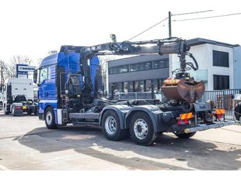 Camion ampliroll, Camion grue MAN TGX 25.440 LL - HIAB 122 PRO: photos 4