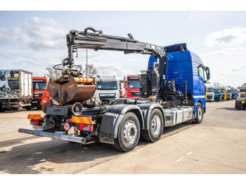 Camion ampliroll, Camion grue MAN TGX 25.440 LL - HIAB 122 PRO: photos 3