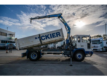 Camion benne, Camion grue Volvo FL 619 - PK 9501: photos 3