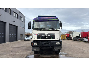 Camion benne MAN 35.414 (6 CYLINDER / 8X6 / BIG AXLES / STEEL SUSP. / LAMES / GRAND PONT): photos 4