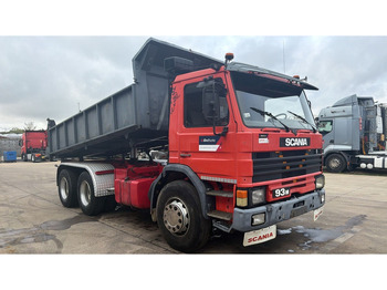 Camion benne Scania 93-280 (POMPE MANUELLE / MANUAL PUMP / 6X4 / STEEL SUSP. / LAMES): photos 2