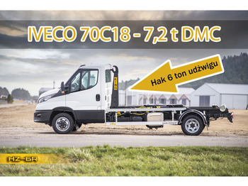 Camion ampliroll neuf Iveco Daily 70C18: photos 5
