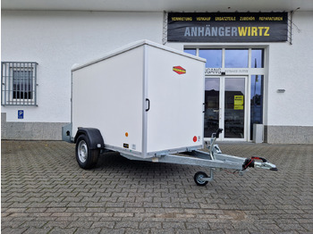Remorque fourgon Böckmann Koffer KT 2513/135 F 251x130x150cm weiß Heckrampe V Deichsel 1350kg: photos 3