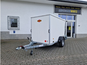 Remorque fourgon Böckmann Koffer KT 2513/135 F 251x130x150cm weiß Heckrampe V Deichsel 1350kg: photos 4