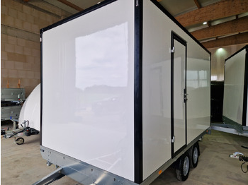 Remorque magasin Event Trailer Bühne Schowroom 410x220x220cm Treppe Tür LED Beleuchtung 2000kg: photos 5