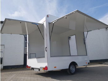 Remorque magasin Verkaufsanhänger VK 302 220 aero retro 300x220x230cm 2 Verkaufsklappen DIY Leer PVC Boden 1300kg: photos 3