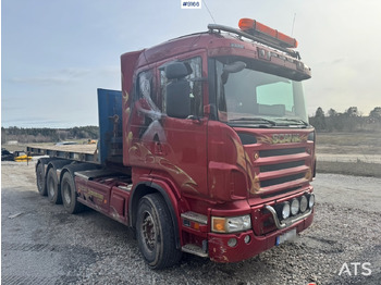 Camion ampliroll Scania R470 8x4 Tridem Hook lift truck: photos 4