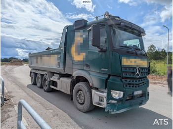 Camion benne Tipper truck Mercedes Benz Arocs 3253 with Zetterberg flatbed: photos 2