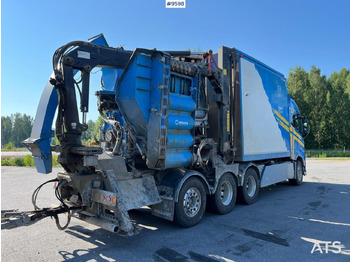 Camion benne, Camion grue Volvo FH16 8*4 Bruks wood chipper: photos 5