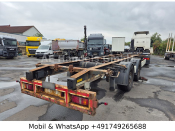 Remorque châssis Krone ZZ Tandem BDF Tiefgekoppelt *Wabco/BWP/Luft: photos 5 Remorque châssis Krone ZZ Tandem BDF Tiefgekoppelt *Wabco/BWP/Luft: photos 5