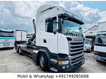 Camion ampliroll Scania R450 LL 6x2 *Retarder/Hiab-OPT20S59/Standklima: photos 2