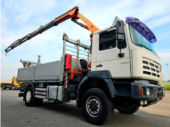 Camion grue MAN FE310 A 4x4 Palfinger PK16502 Funk Kran: photos 3