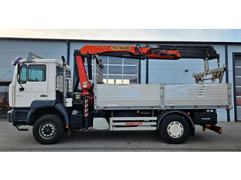 Camion grue MAN FE310 A 4x4 Palfinger PK16502 Funk Kran: photos 5