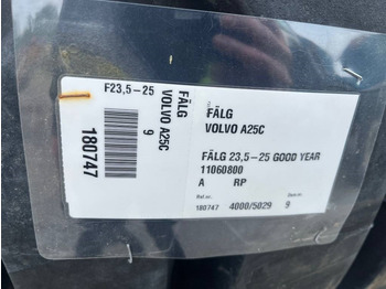 Roue complète Goodyear 23,5-25 Volvo A25 C: photos 2 Roue complète Goodyear 23,5-25 Volvo A25 C: photos 2
