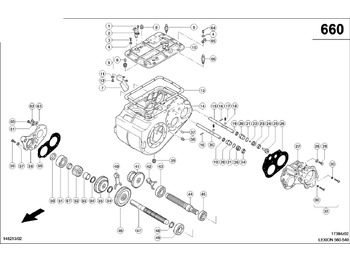 Boîte de vitesse CLAAS
