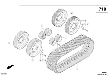 Pièces de train de roulement CLAAS