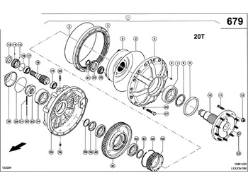 Moteur de translation CLAAS