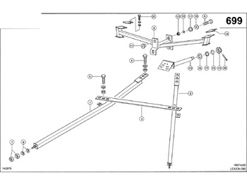Pièces de train de roulement CLAAS