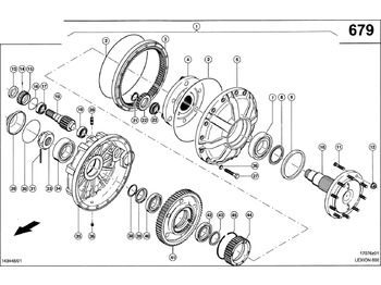 Moteur de translation CLAAS