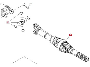Essieu et pièces FENDT