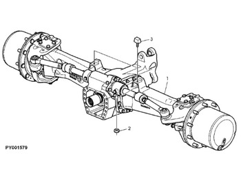 Essieu avant JOHN DEERE