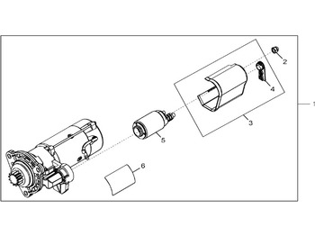 Démarreur JOHN DEERE