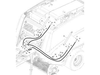 Vérin hydraulique JOHN DEERE
