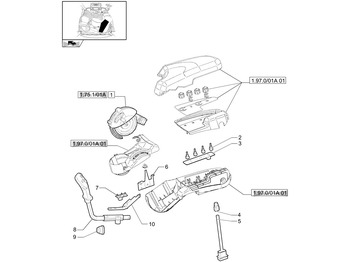 Cabine et intérieur NEW HOLLAND