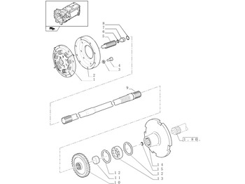 Volant moteur NEW HOLLAND
