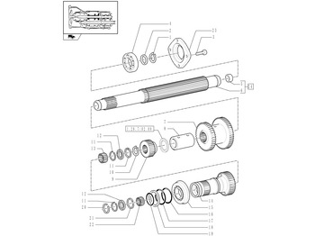 Boîte de vitesse et pièces NEW HOLLAND