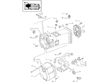Boîte de vitesse et pièces NEW HOLLAND