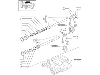 Boîte de vitesse et pièces NEW HOLLAND
