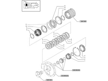Boîte de vitesse et pièces NEW HOLLAND