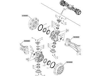 Fusée d'essieu NEW HOLLAND