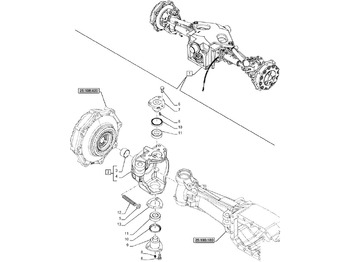 Fusée d'essieu NEW HOLLAND