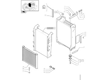Radiateur NEW HOLLAND